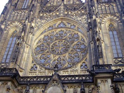 Prag Dom St. Vitus Rosette