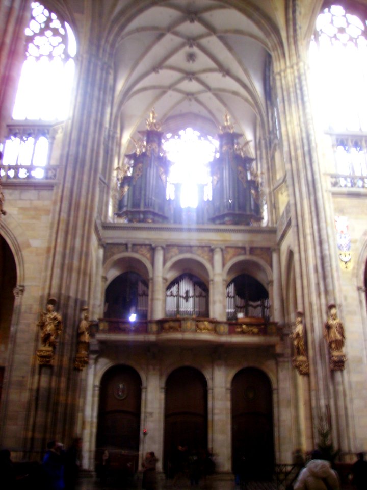 Prag Dom St. Vitus Innen Orgel 2