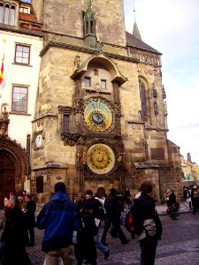 Prag Rathaus Astronomische Uhr 1
