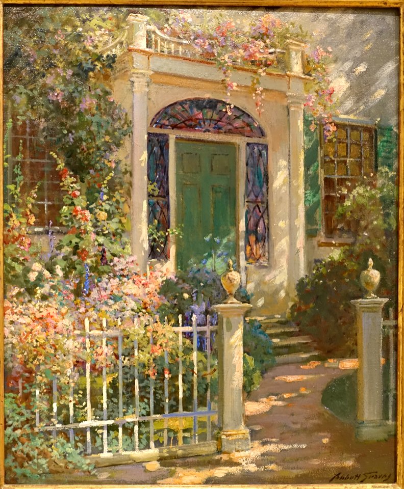Portsmouth Doorway by Abbott Fuller Graves, 1910, oil on canvas - Peabody Essex Museum - DSC07141