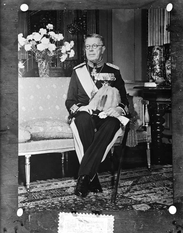 Portret van Gustaaf, koning van Zweden, Bestanddeelnr 907-0653