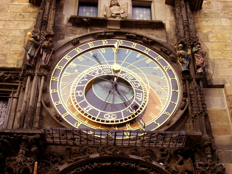 Prag Rathaus Astronomische Uhr 4