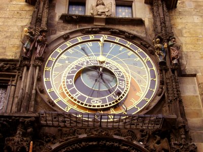 Prag Rathaus Astronomische Uhr 4 photo