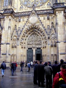 Prag Dom St. Vitus Portal