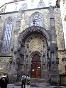 Prag Týn Cathedral Portal 1