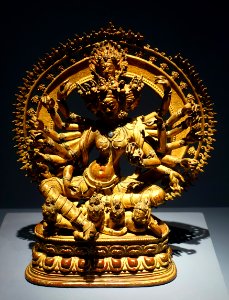 Prasannatara, Nepal or Tibet, 17th-18th century AD, firegilt bronze, lacquer - Linden-Museum - Stuttgart, Germany - DSC03688 photo