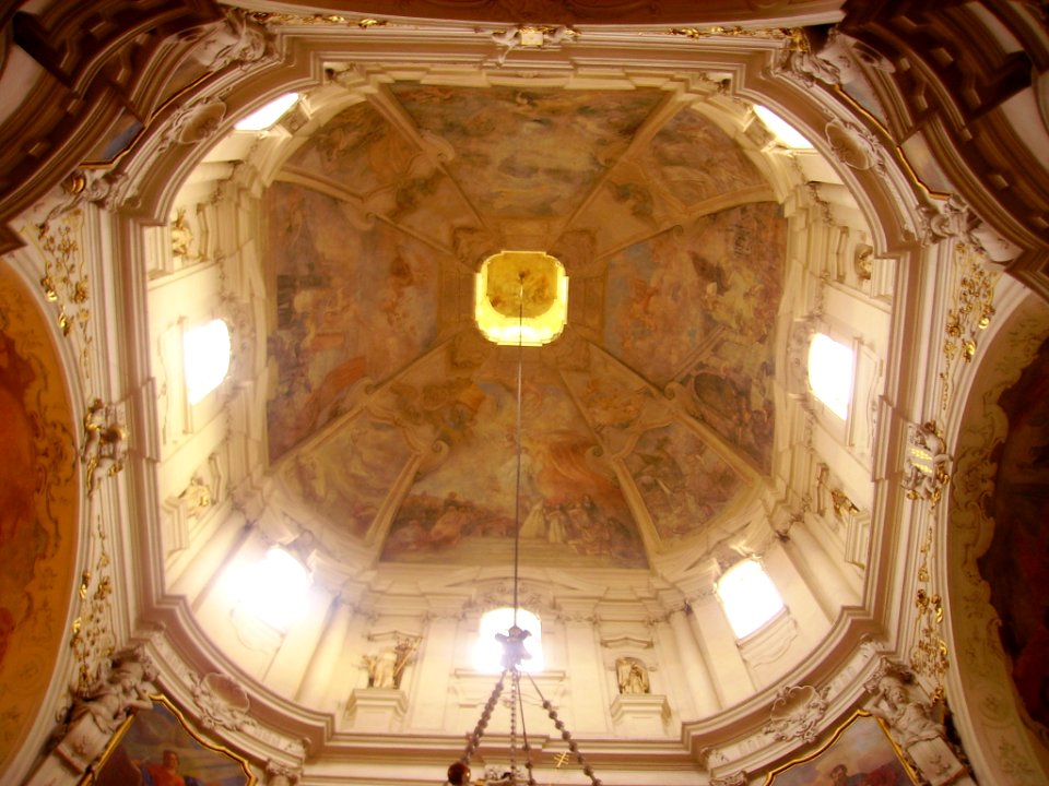 Prag Kathedrale St. Nikolaus Innen Kuppel