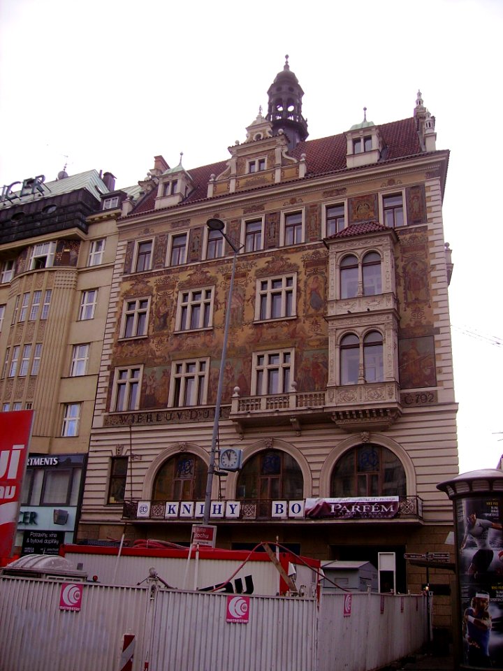 Prag Wenzelsplatz Miehl- Haus