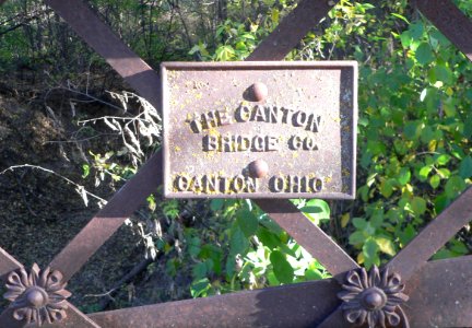 Prairie Dog Golf Course lattice truss bridge plaque 1