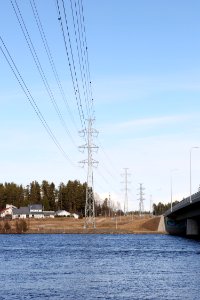 Power line Oulunsuu Oulu 20200410