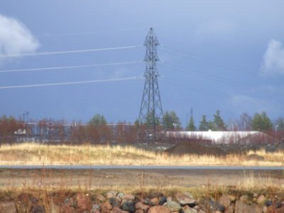 Power line Oritkari Oulu 20090506