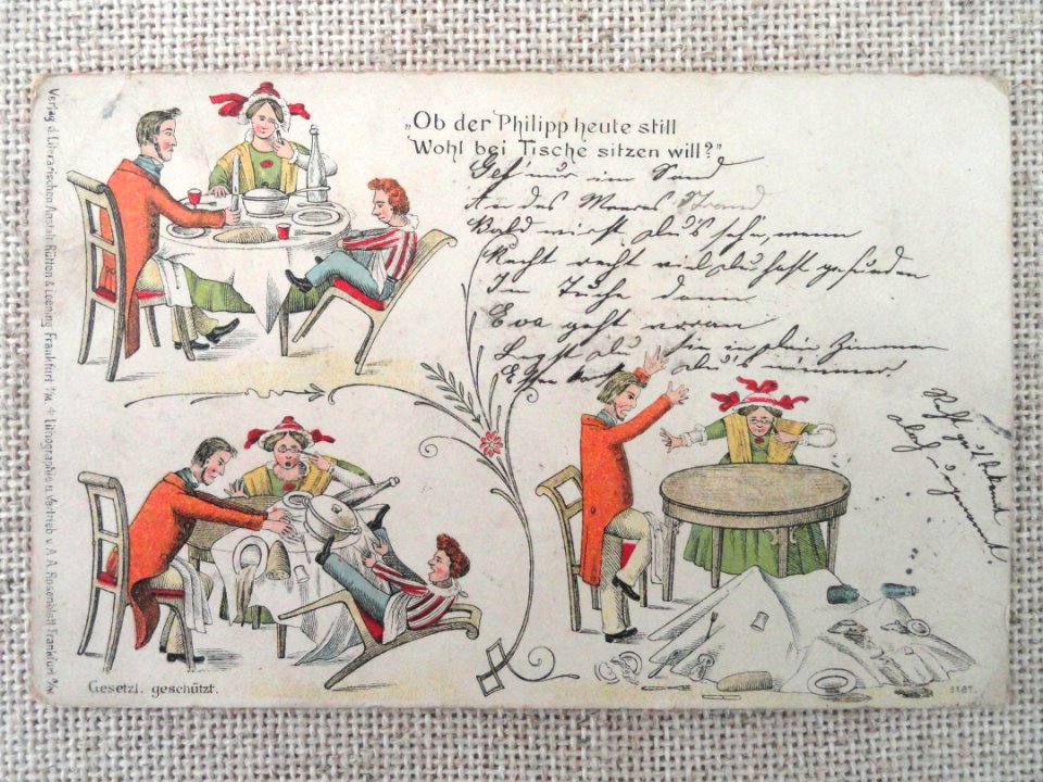 Postcard - Struwwelpeter Museum - Frankfurt am Main - DSC03120