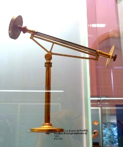 Pouillet direct piroheliometer, 1863 - Museu da Ciência da Universidade de Coimbra - University of Coimbra - Coimbra, Portugal - DSC09086