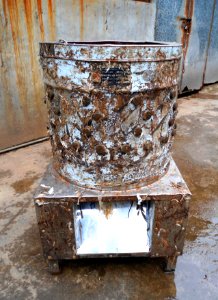 Poultry plucking machine 02