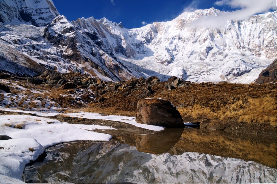 Annapurna sanctuary himalaya mountain