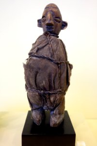 Power figure, DR Congo, wood, cloth, rope, other materials - Fitchburg Art Museum - DSC08946