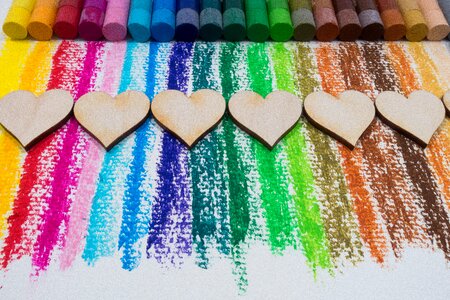 Heart laser cut wood