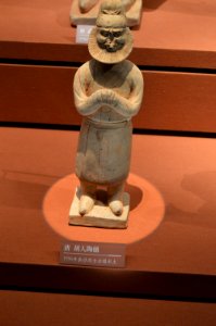 Pottery figurine of Hu people, Tang dynasty, 1956, Hunan Museum
