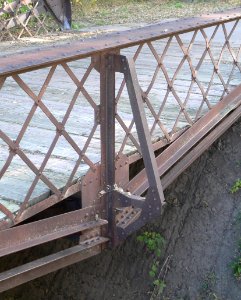 Prairie Dog Golf Course lattice truss bridge center section 2