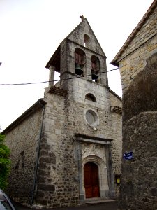 Pradons (Ardèche, Fr) église, façade
