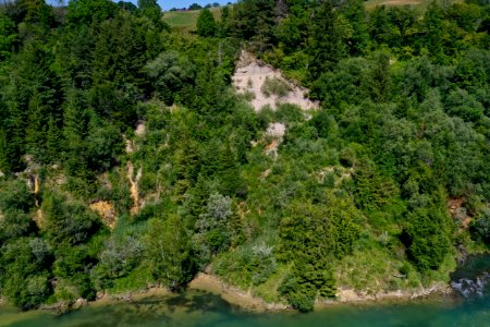Prallhang des Lechs bei Kinsau