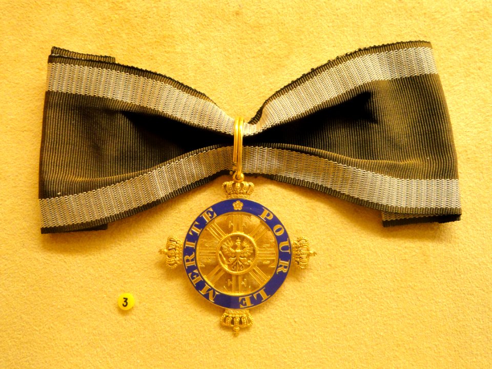 Pour le Mérite order, Prussia, Professor Elia Lonnrot, 1872 - National Museum of Finland - DSC03995