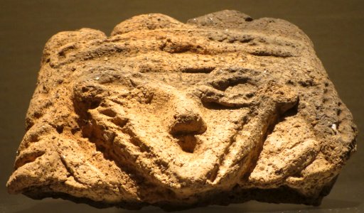 Pottery with masklike motif, Jomon Museum at Sannai Maruyama
