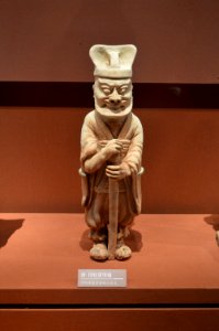 Pottery figurine, 1958, Tang dynasty, unearthed in Chifengshan, Changsha, Hunan, Hunan Museum