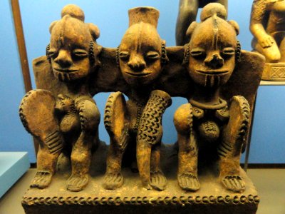 Pottery shrine piece, Ibo - African objects in the American Museum of Natural History - DSC05998