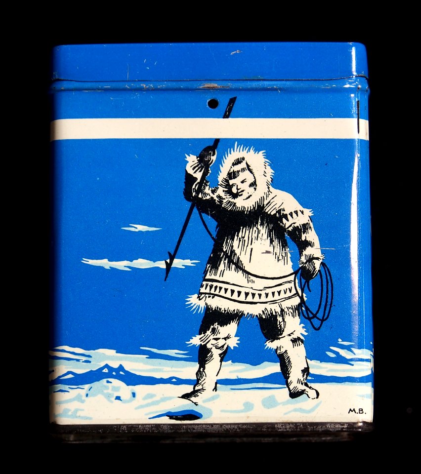 Pour les Peres Oblats de MI Mission du Pole aux Tropiques missionary bank tin, photo4
