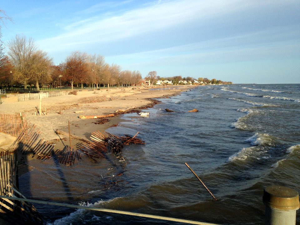 Port of Rochester Genesee River Lake Ontario high water levels April 2017 04
