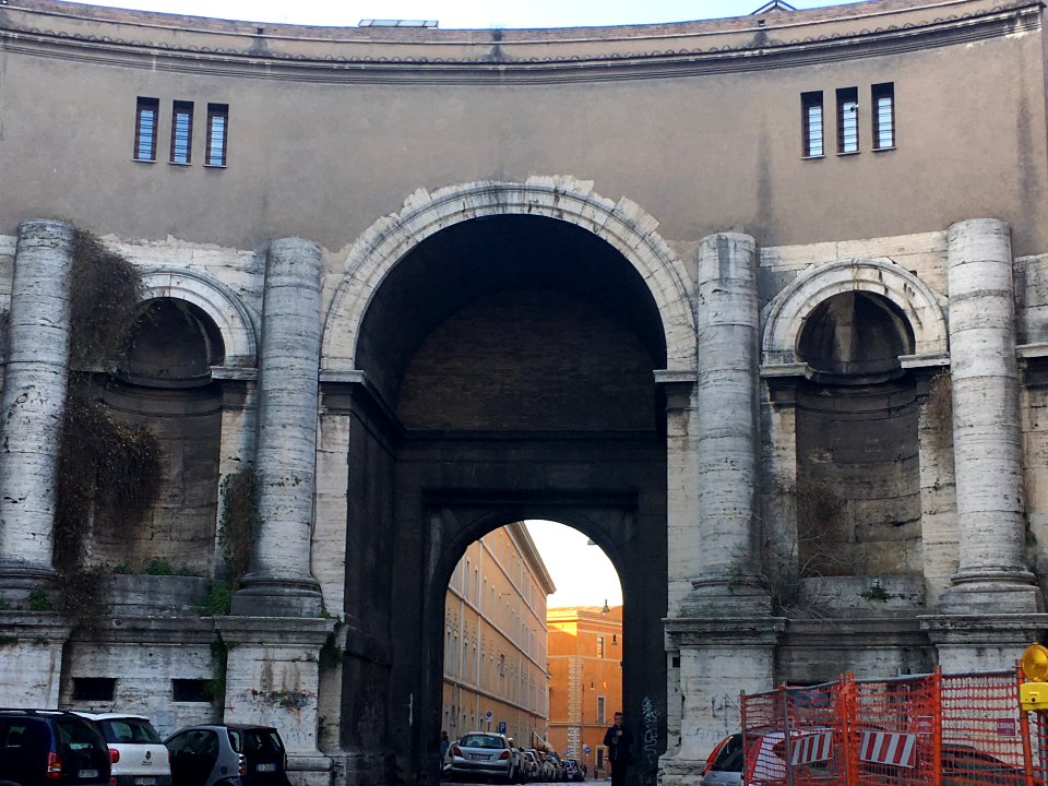 Porta Santo Spirito (lato esterno) - Roma (marzo 2017)-2