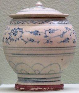 Porcelain jar from Vietnam, mid- to late 15th century, Lowe Art Museum