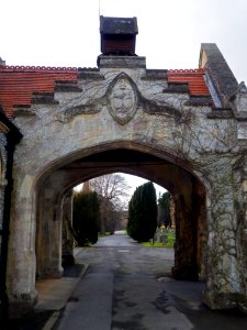 Porch, Mortuary Chapel, Bexhill Cemetery