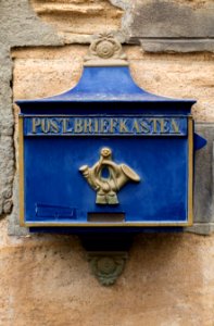 Postbriefkasten, Wanfried, Deutschland IMGL0333 edit