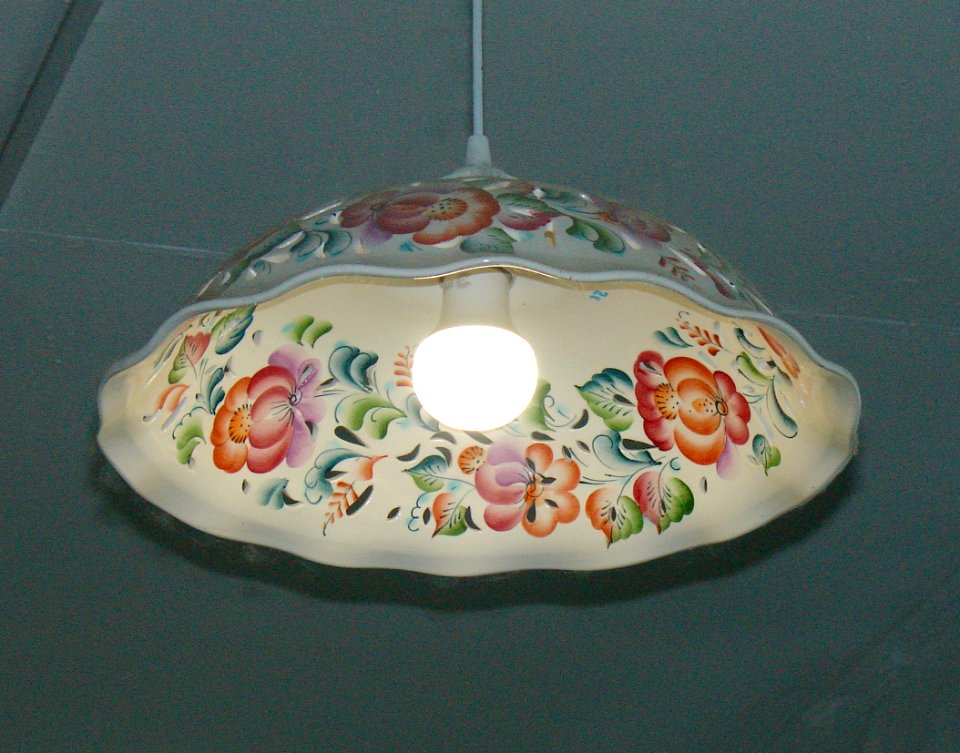 Porceline lampshade at Semikarakorsk Ceramics