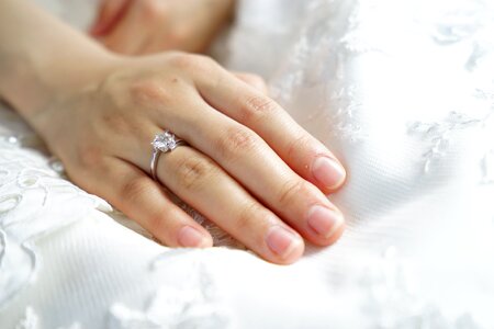 Wedding marriage law finger photo