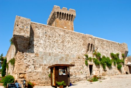 Populonia castle from east