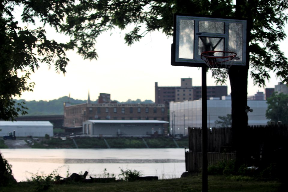 Port of Albany from Rensselaer, New York