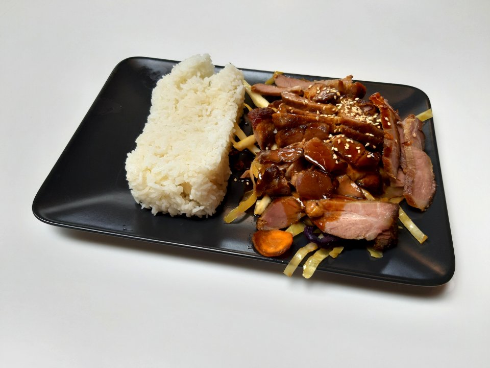 Pork teriyaki meal