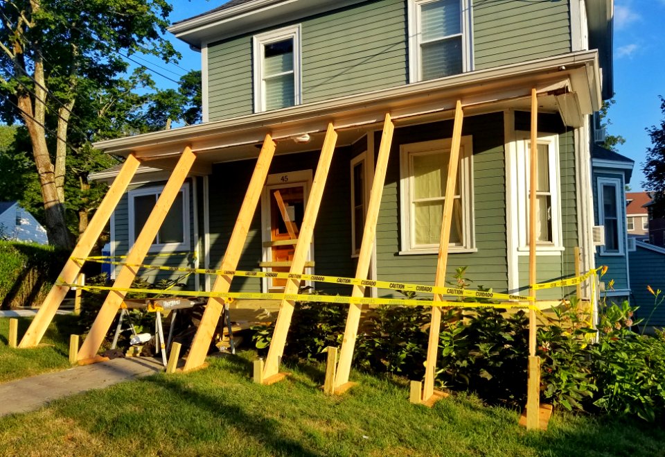 Porch rebuild - Arlington, MA