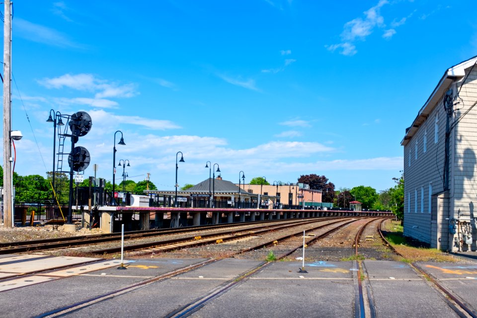 Port Jefferson LIRR station in 2021