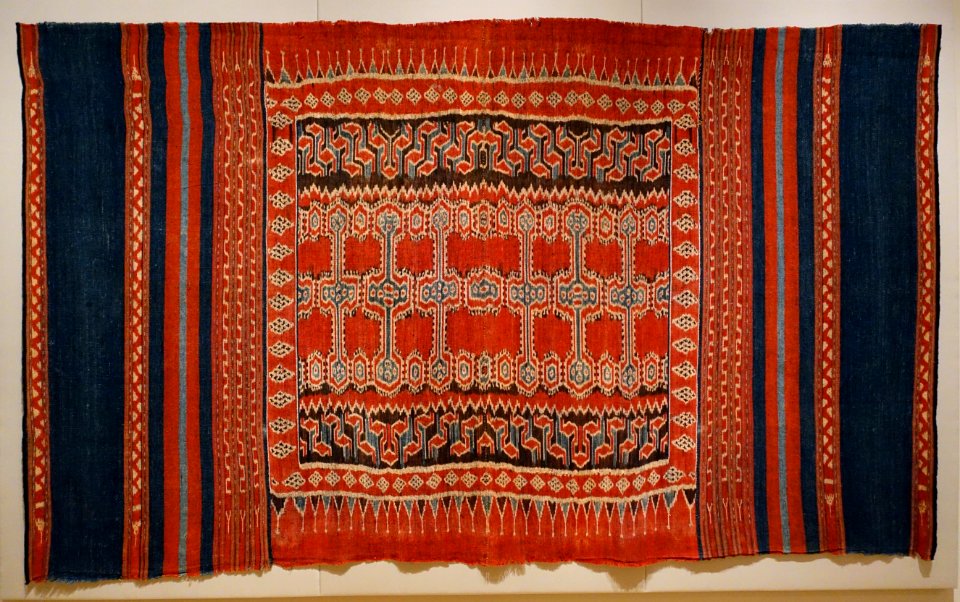 Porisitutu (hanging or shroud), Toraja people, Indonesia, Sulawesi, Rongkong area, 19th century AD, cotton - Textile Museum, George Washington University - DSC09690