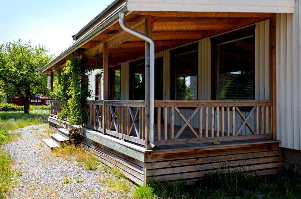 Porch on a house in Brodalen