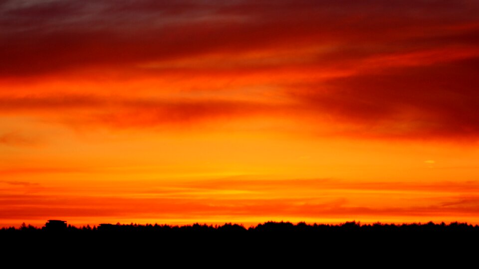 Evening sky sky afterglow photo