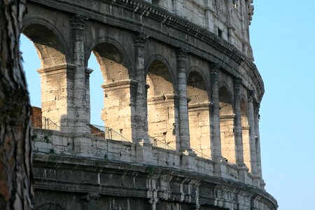 Rome coliseum ancient architecture photo