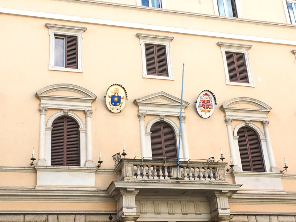 Pontifical Ecclesiastical Academy - façade and balcony (Rome)