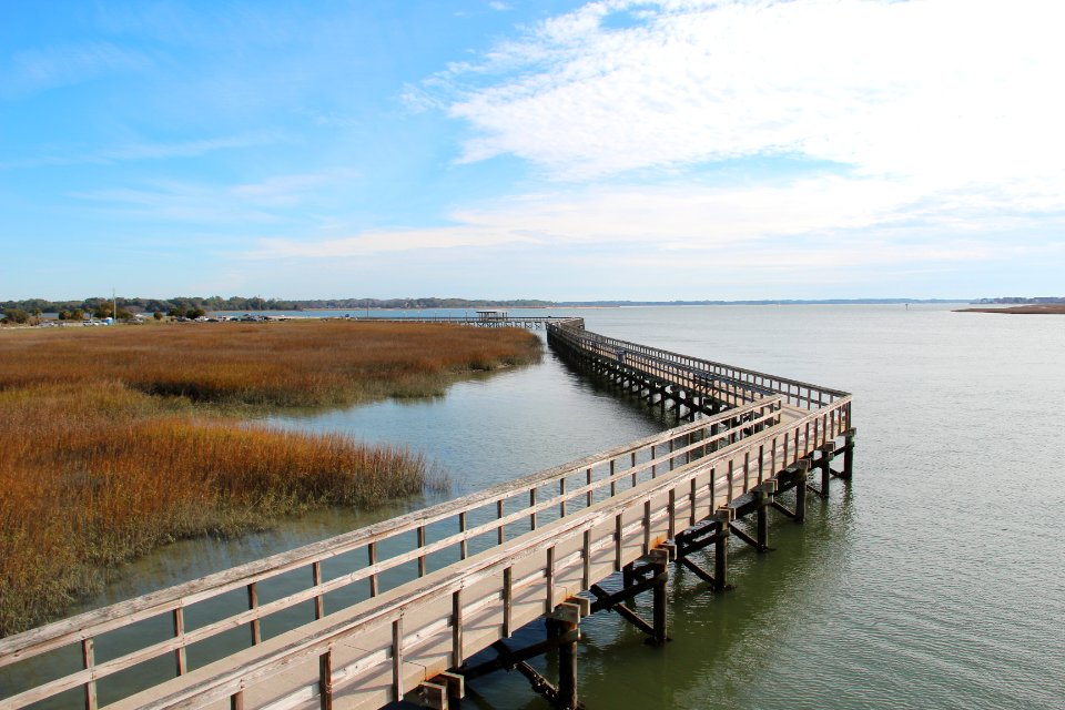 Port Royal SC Sands Beach Boardwalk