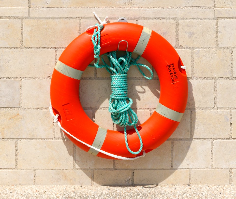 Port buoy Rivedoux, Ré island, Charente-Maritime, France