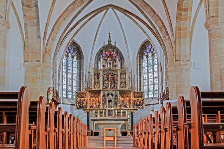 Church high altar neo gothic